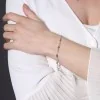 Silver Cubic Zirconia Fancy Bracelet
