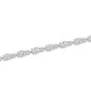 Silver Cubic Zirconia Tennis Style Bracelet