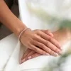 Silver Ball Detailed Bracelet