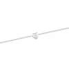 Silver Single Heart Bracelet