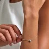 Silver Single Heart Bracelet