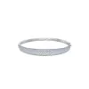 Silver Cubic Zirconia Cluster Bangle