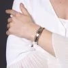 Silver Twisted Multistrand Bangle