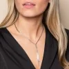 Silver Multi Tassle Necklet