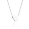 Silver Single Heart Necklet