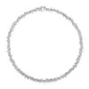 Silver Textured Necklet
