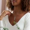Silver Multi Strand Tassel Necklace