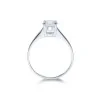 Silver Brilliant Cut Cubic Zirconia Solitaire Ring