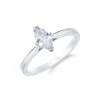 Platinum Marquise Cut 0.50ct Diamond Solitaire Ring