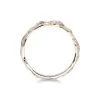Sterling Silver Yellow Gold Plated Textured Ring