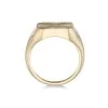 Yellow Gold Plated Square Signet Ring