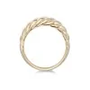 Yellow Gold Plated Shell Dome Ring