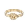 Yellow Gold Plated Knot Ring