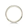 Silver 3 Micron Plated Cubic Zirconia Bezel Set Ring