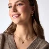 18ct Yellow Gold Vermeil Textured Heart Pendant