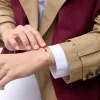 18ct Yellow Gold Vermeil Twist Bangle