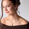 18ct Yellow Gold Vermeil Labradorite & Beryl Emerald Earrings