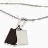 Emporio Armani Stainless Steel Dog Tag Necklace EGS3252040