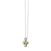 D For Diamond Sterling Silver And Yellow Gold Plated Angel Pendant
