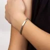 D For Diamond Boys Silver ID Bracelet