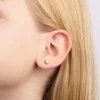D for Diamond Childrens Star Stud Earrings
