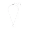 Swarovski Matrix Rhodium Plated Crystal Pearl Open Circle Pendant 5688751