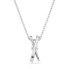 Swarovski Hyperbola Rhodium Plated Twist Pendant 5689723