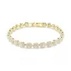 Swarovski Una Angelic bracelet Gold Tone Crystal Halo Bracelet 5749386