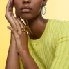 Swarovski Millenia Triangle Cut Hoop Earrings 5602230