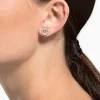 Swarovski Creativity Rose Gold Plated Circle Stud Earrings 5199827