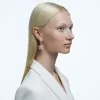 Swarovski Stella Rose Gold Plated Star Hoop Drop Earrings 5617769 2