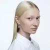 Swarovski Dextera Octagonal Pav&eacute; Hoop Earrings 5618308