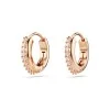 Swarovski Matrix Rose Gold-Tone Plated Hoop Earrings 5690669