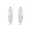 Swarovski Rhodium Plated Hoop Earrings 5690670