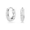 Swarovski Rhodium Plated Hoop Earrings 5690670