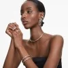 Swarovski Two-Tone Mixed Cut Hyperbola Earrings 5699718