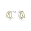 Swarovski Two-Tone Mixed Cut Hyperbola Earrings 5699718