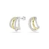Swarovski Two-Tone Mixed Cut Hyperbola Earrings 5699718
