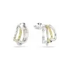Swarovski Two-Tone Mixed Cut Hyperbola Earrings 5699718