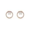 Swarovski Constella Rose Gold-Tone Plated Stud Earrings 5692263
