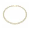 Swarovski Una Angelic Round Cut Gold Tone Plated Tennis Necklace 5720505