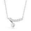 Swarovski Matrix Round Cut White Rhodium Plated Necklace 5753568