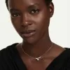 Swarovski Matrix Round Cut White Rhodium Plated Necklace 5753568