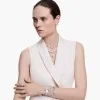 Swarovski Matrix Round Cut White Rhodium Plated Necklace 5753568