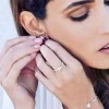 Carat* London Stella Silver Vega Cubic Zirconia Stud Earrings 23764-1