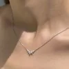 CARAT* Tulisa Silver Marquise Cubic Zirconia Necklet CN925W-TULI