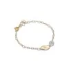 Marco Bicego Lunaria 18ct Yellow Gold 0.09ct Diamond Pave Leaf Bracelet BB2591 B YW