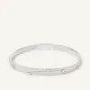 Marco Bicego 18ct White Gold Goa Collection Three Strand Diamond Bracelet BG617 B W 01