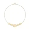 Marco Bicego Lunaria 18ct Yellow Gold Diamond Accent Necklace CB2901 B YW Q6