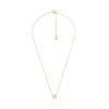 Michael Kors Fulton Pavé Logo Charm Necklace and Earrings Gift Set MKC1837SET